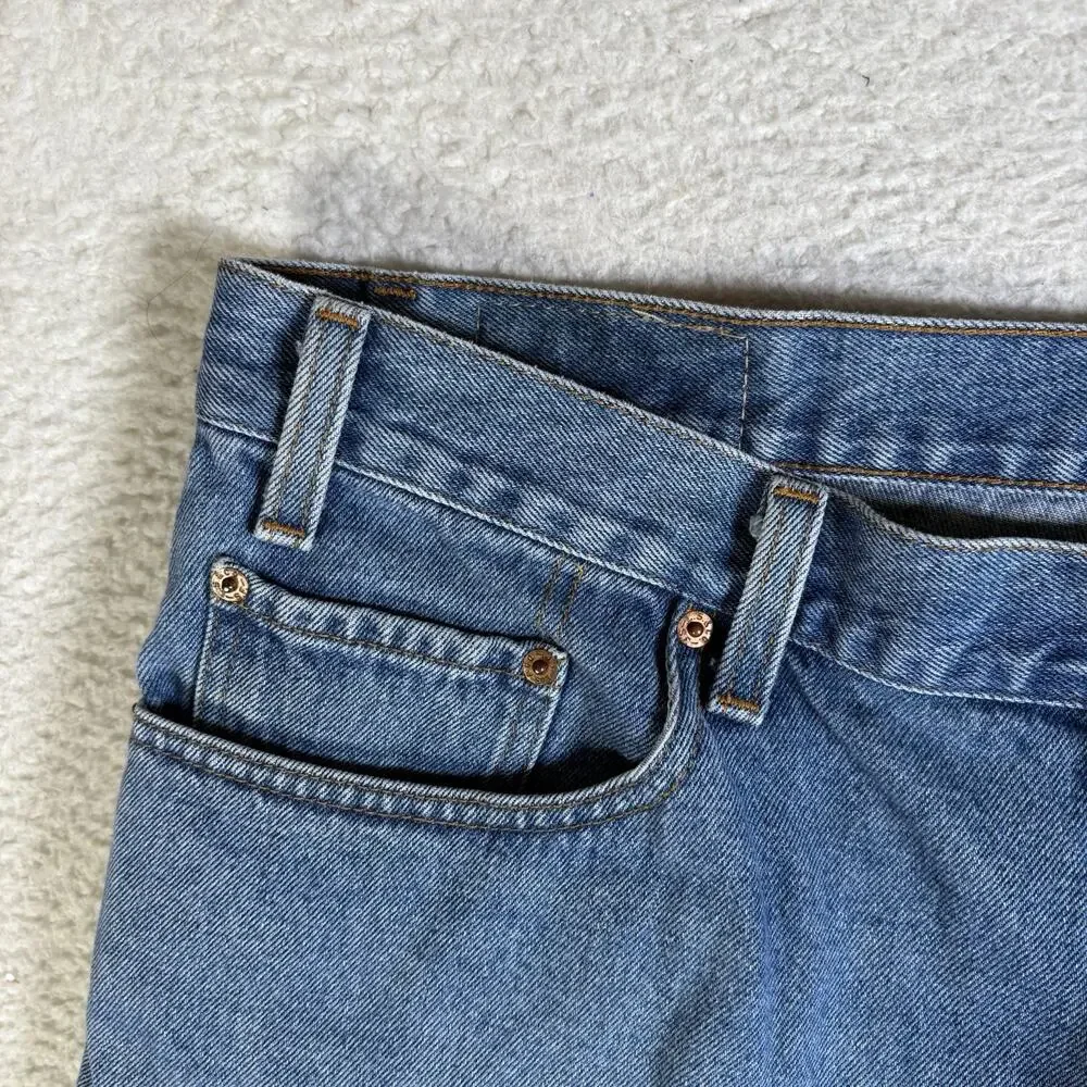 Vintage 550 Denim Jorts Levis Shorts Mens 42 Relaxed Y2k Dad Batwing Paper Tag